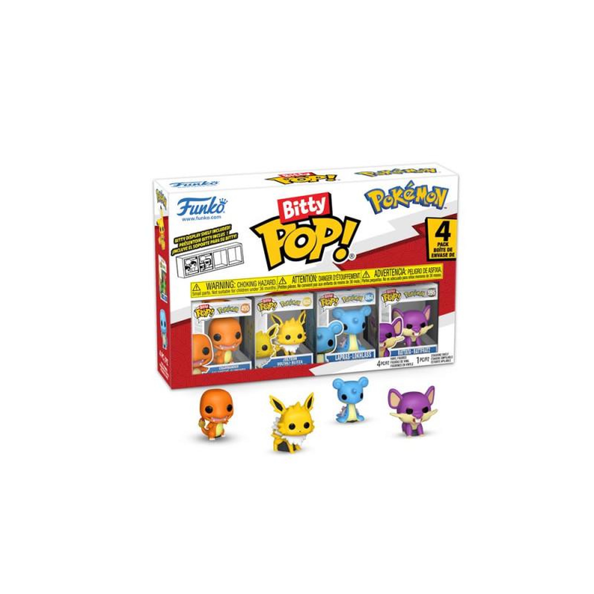 Funko Pack de 4 figurines Funko Bitty Pop Pokémon Charmander