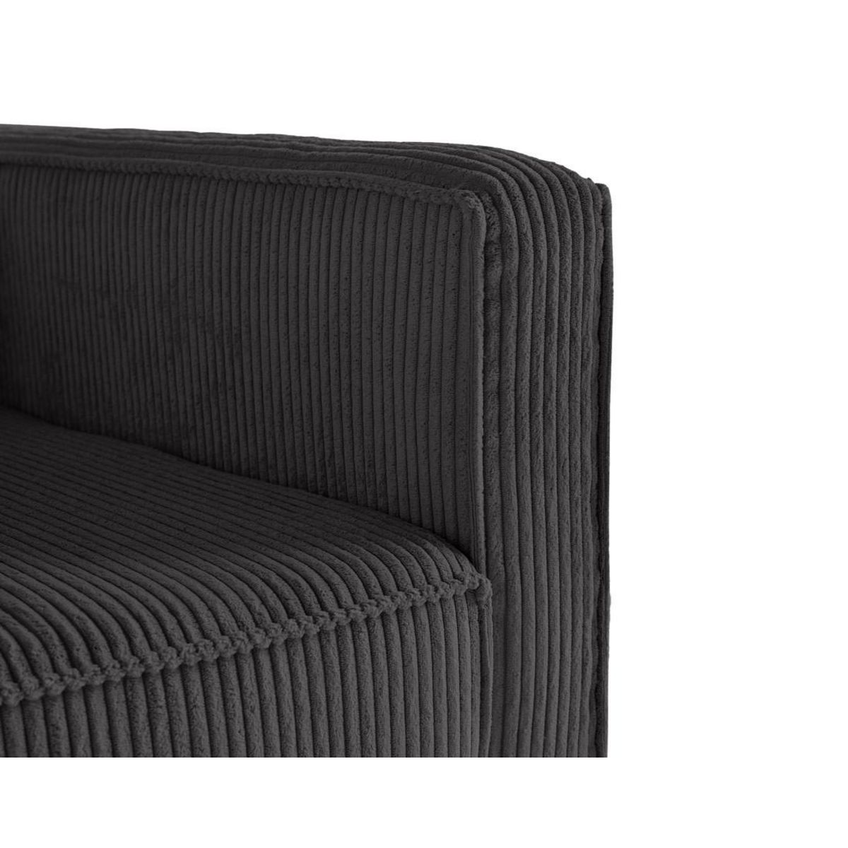 LISA DESIGN Charlie - canapé droit 2 places - en velours côtelé