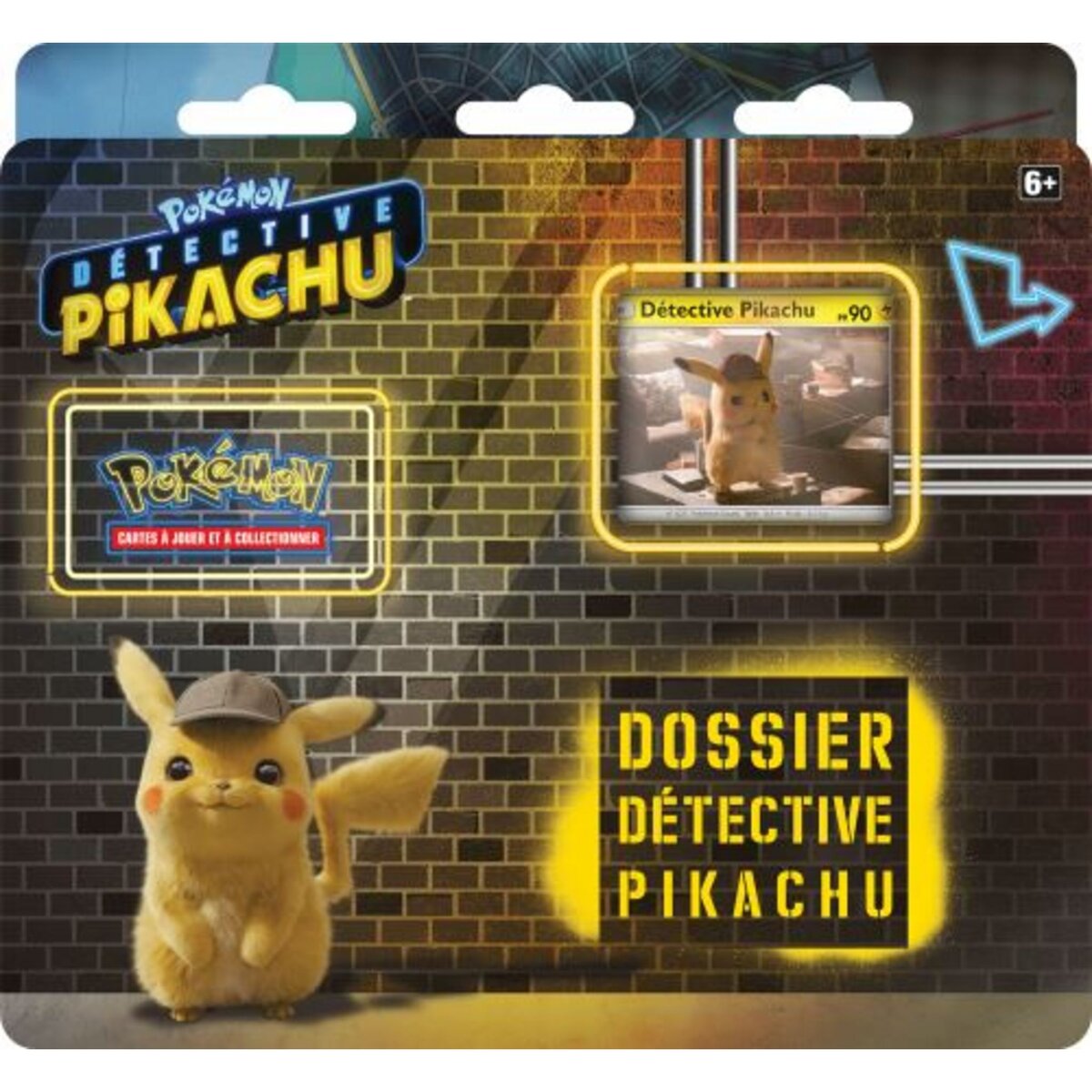 ASMODEE Coffret Détective Pikachu 3 boosters - Pokémon