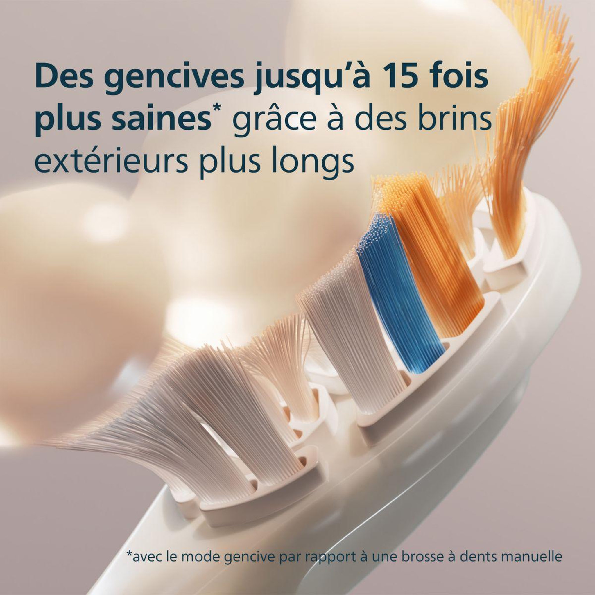 Voir la diapositive 5 : Philips Brossette dentaire sonicare lot de 2 - hx9092/87 white premium all-in-one a3