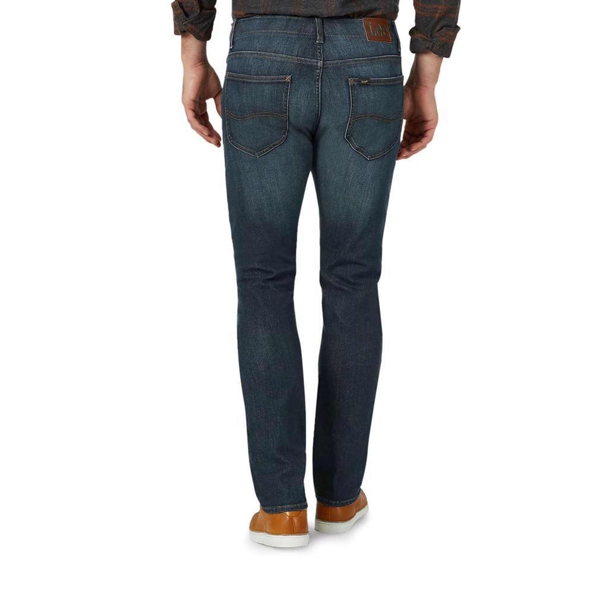 Voir la diapositive 2 : LEE Jean  Foncé Homme Lee Slim Aristocrat