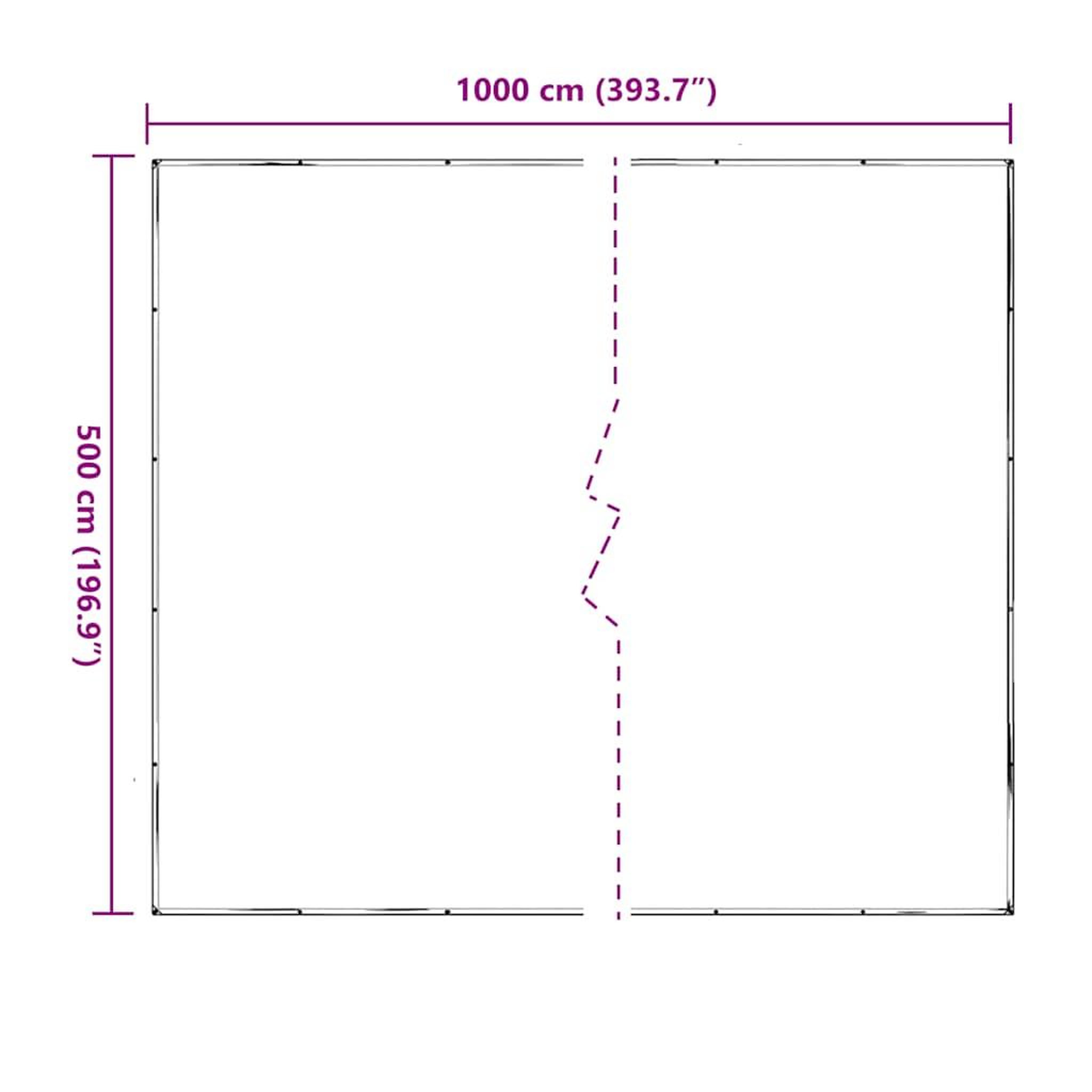 Voir la diapositive 6 : VIDAXL Bache transparente avec œillets 5x10 m polyethylene