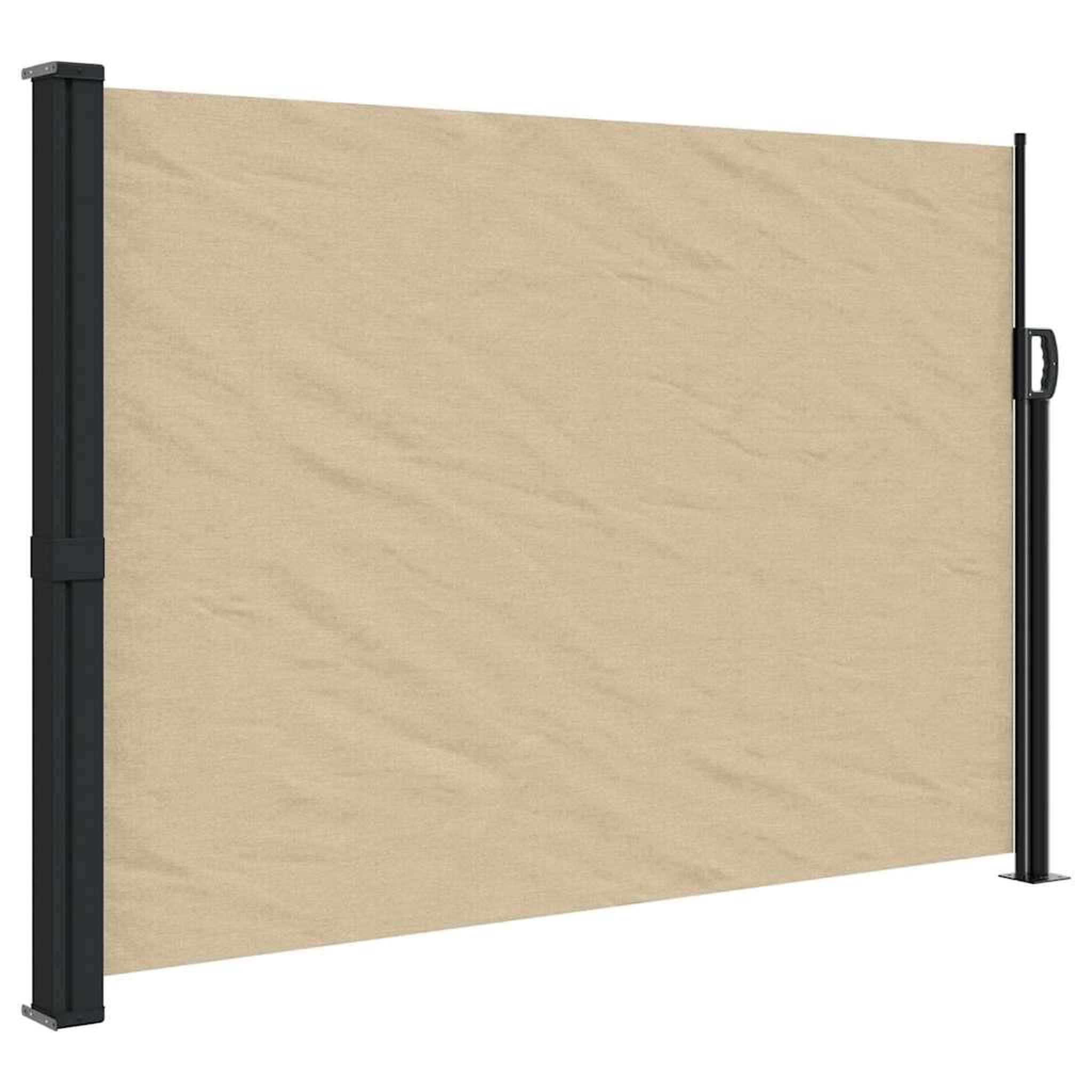 Voir la diapositive 2 : VIDAXL Auvent lateral retractable beige 140x500 cm