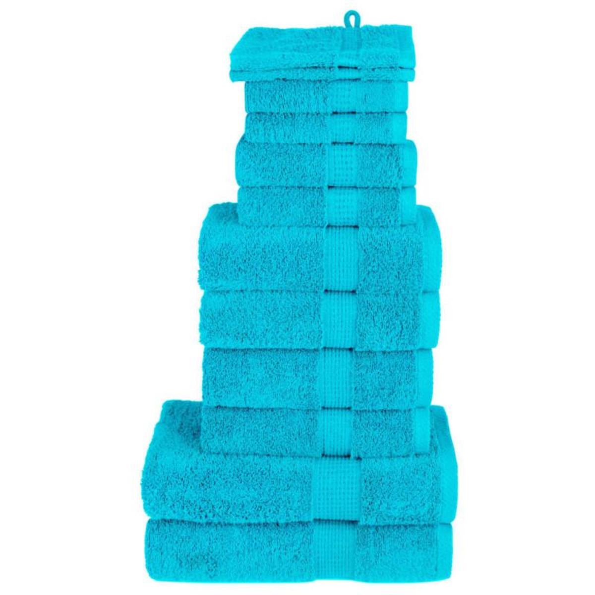 VIDAXL Ensemble de serviettes de qualité supérieure SOLUND 12 pcs