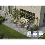 JARDIDECO Pergola massive en bois Paris 600 x 300 cm - Maderland