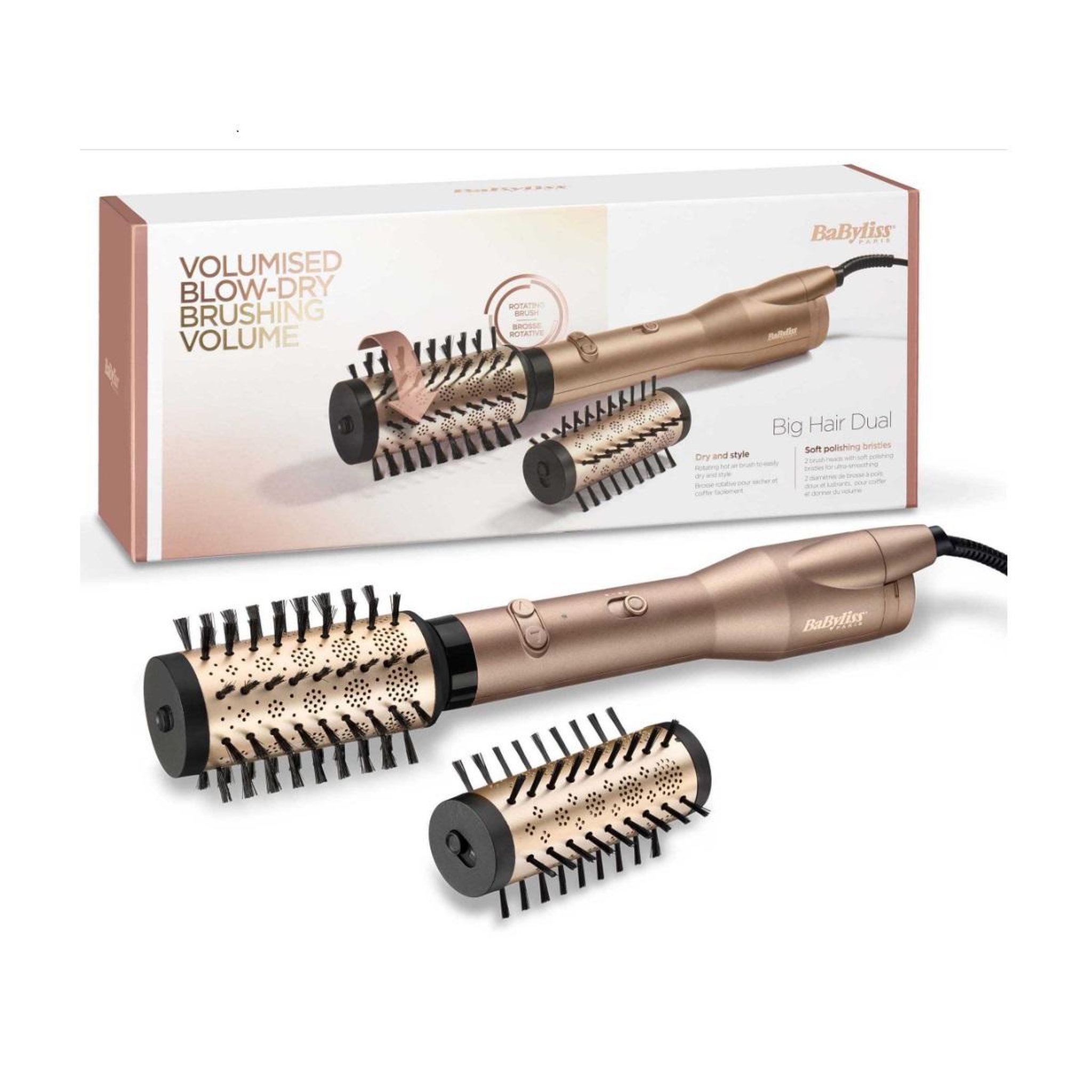 Voir la diapositive 3 : BABYLISS Brosse soufflante 650w - as952e