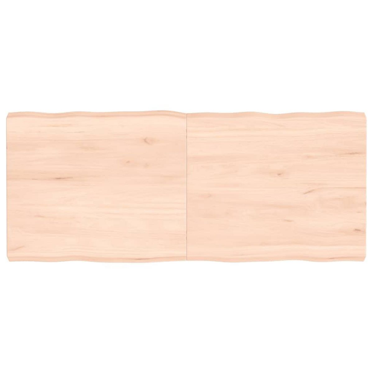 VIDAXL Dessus de table bois massif non traite bordure assortie