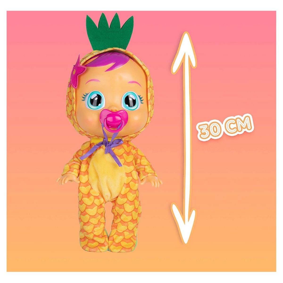IMC TOYS Cry Babies Poupée Bébé Tutti Frutti - Pia