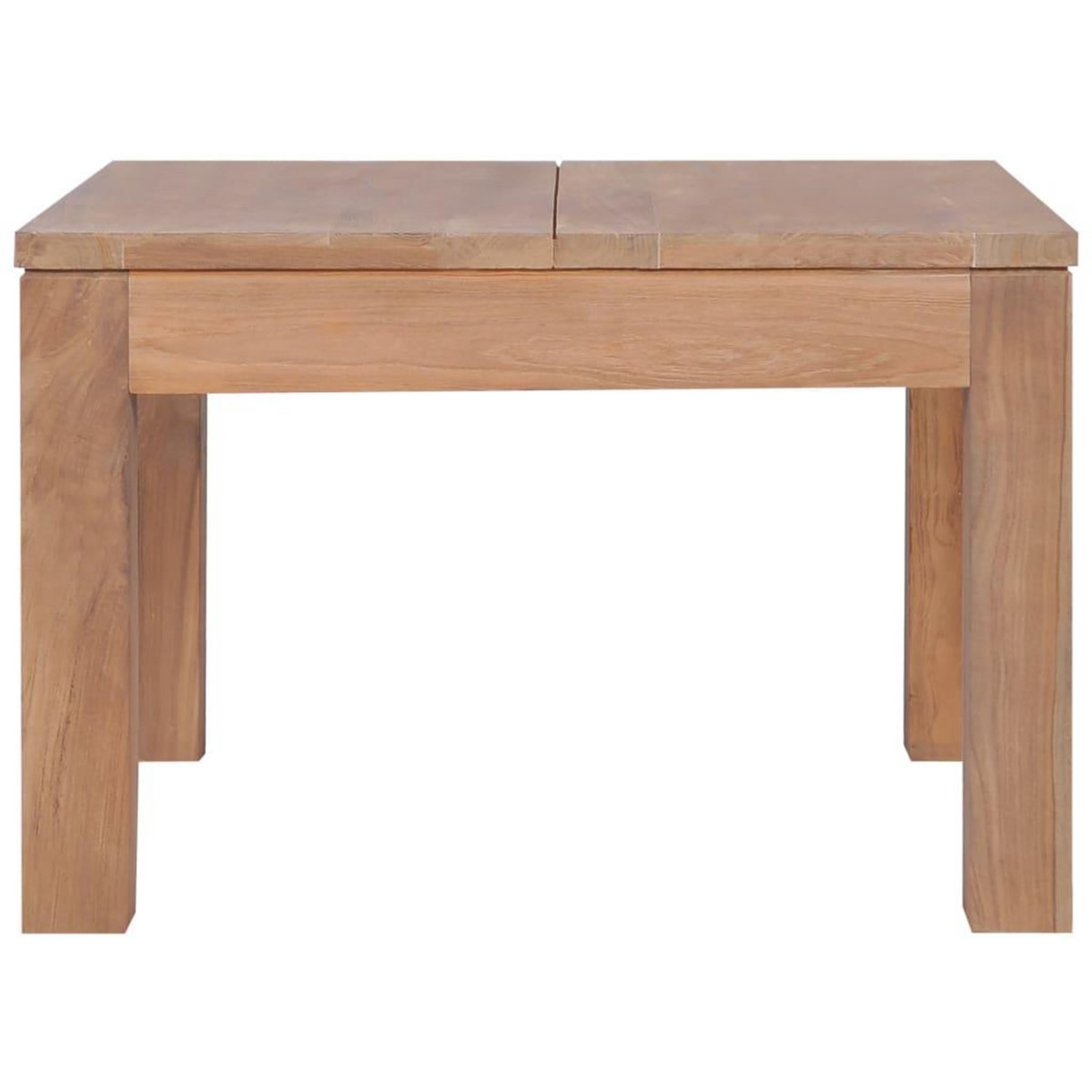 VIDAXL Table basse Bois de teck et finition naturelle 60x60x40 cm