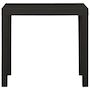 Voir la diapositive 2 : VIDAXL Table de jardin Anthracite 79x65x72 cm Plastique