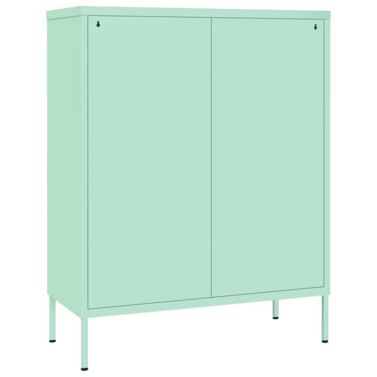 VIDAXL Armoire a tiroirs Vert menthe 80x35x101,5 cm Acier