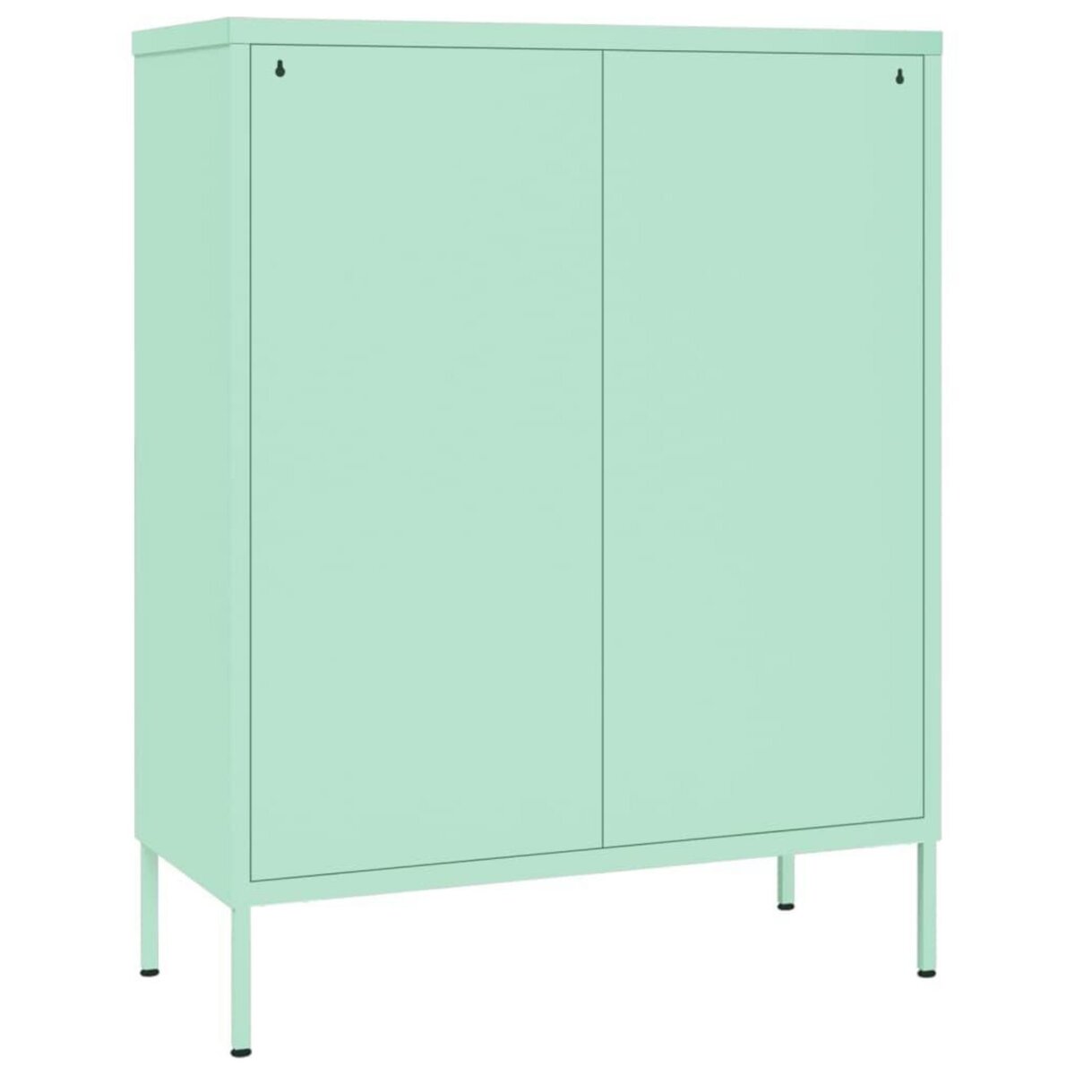 VIDAXL Armoire a tiroirs Vert menthe 80x35x101,5 cm Acier