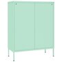 Voir la diapositive 5 : VIDAXL Armoire a tiroirs Vert menthe 80x35x101,5 cm Acier