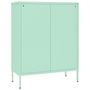Voir la diapositive 5 : VIDAXL Armoire a tiroirs Vert menthe 80x35x101,5 cm Acier