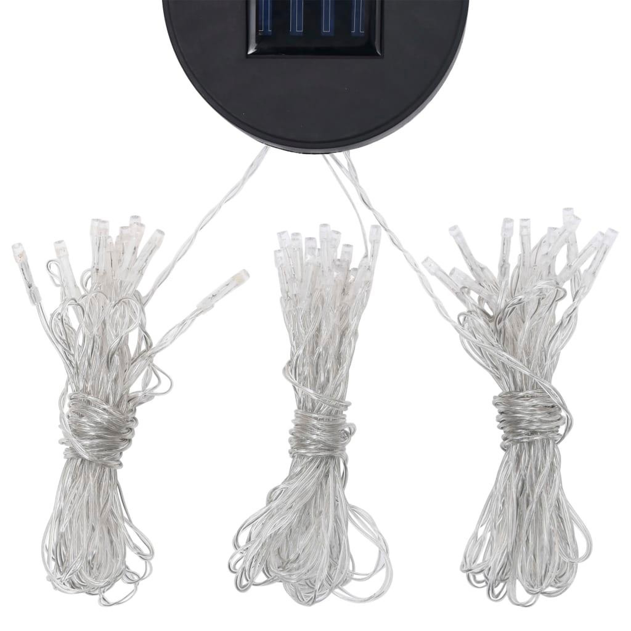 Voir la diapositive 4 : VIDAXL Guirlande lumineuse a LED avec panneau solaire pour belvedere