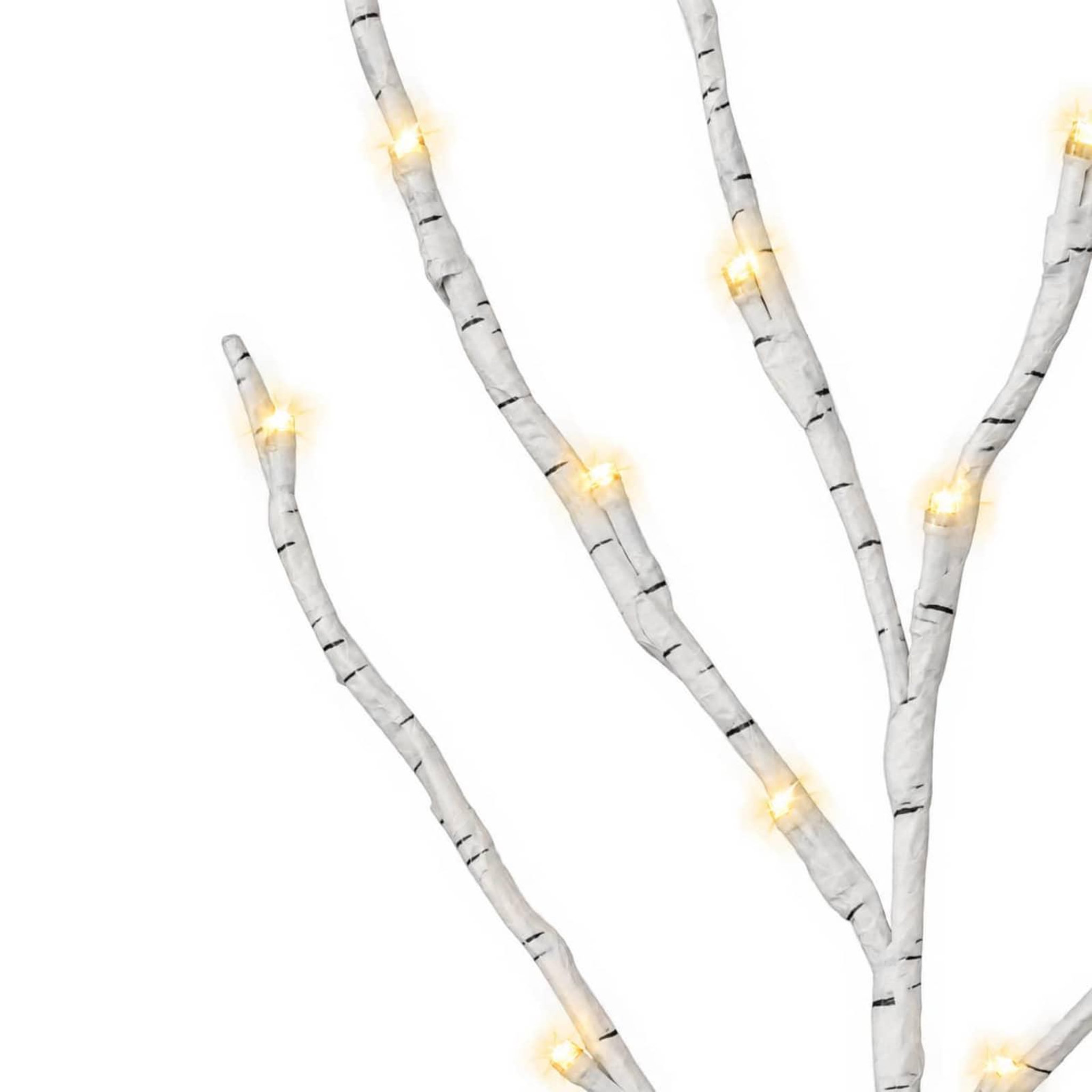 Voir la diapositive 6 : VIDAXL Branche de cuivre LED de decoration de Noël 3 pc Blanc 62 cm