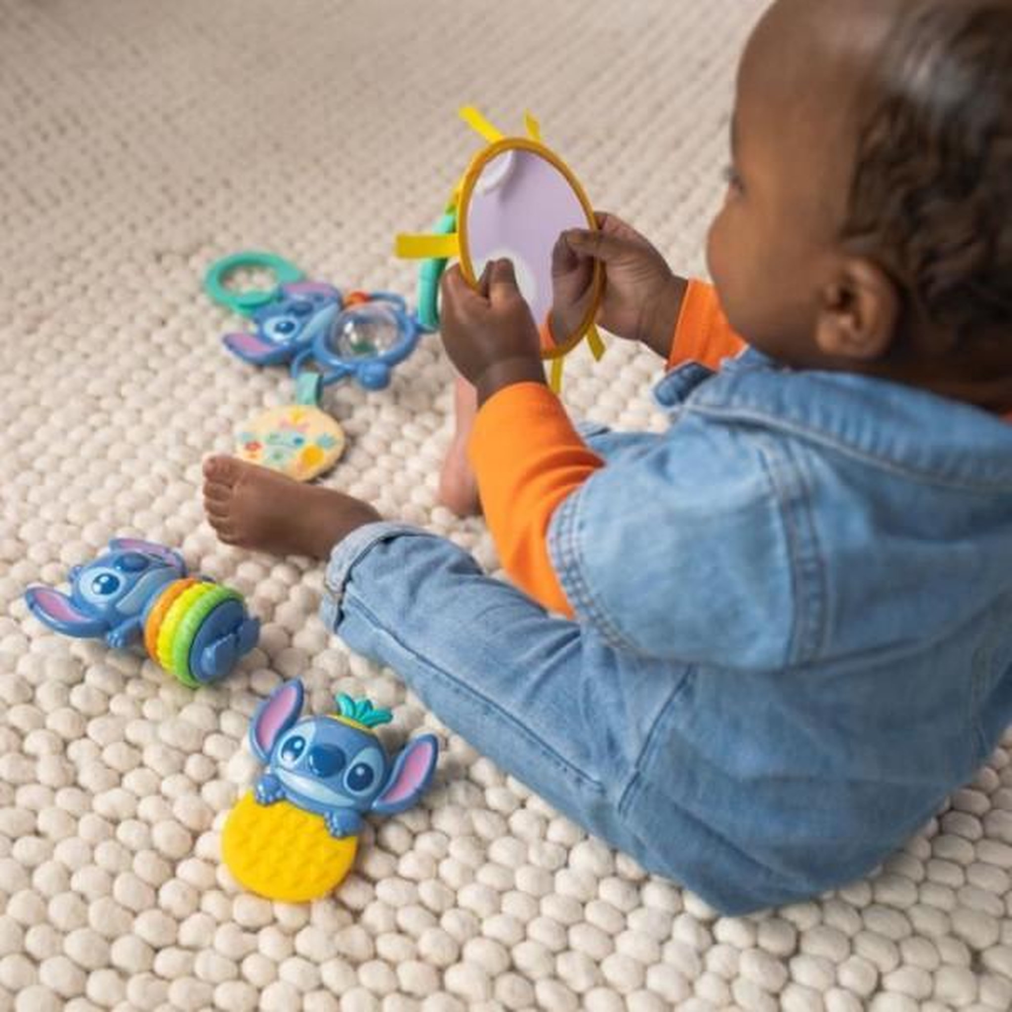 Voir la diapositive 4 : Bright Starts Coffret cadeau bright-starts Disney Baby Stitch Tropicaux