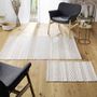 Voir la diapositive 3 : Paris Prix Tapis Déco  Blanca  60x90cm Naturel & Blanc
