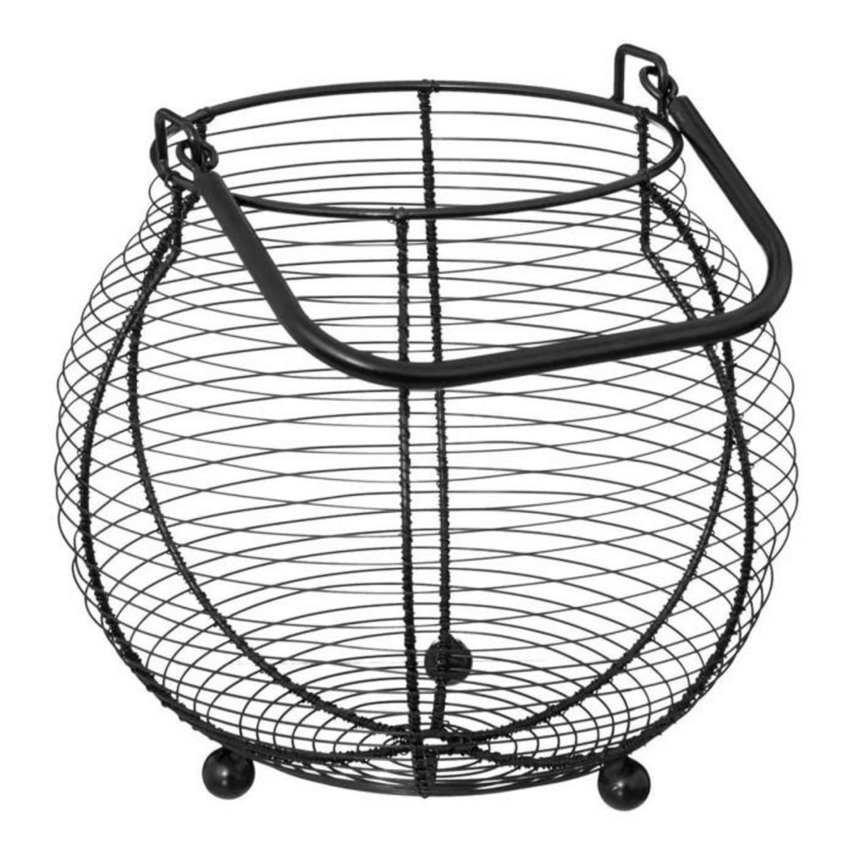 FIVE Panier de Rangement 55 Œufs  Métal  23cm Noir