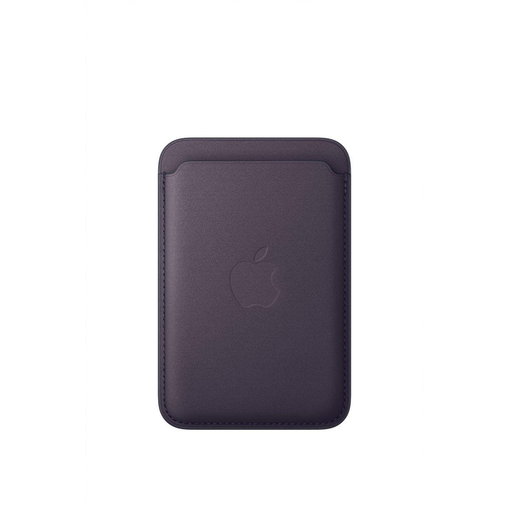 APPLE Porte-cartes magsafe tissage fin violet nuit