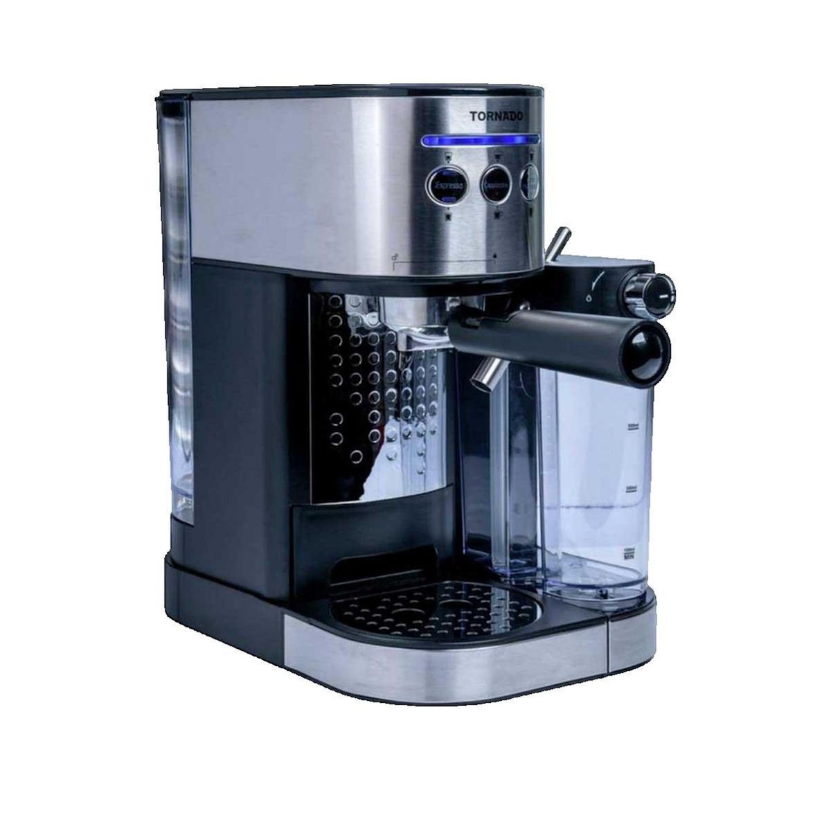 TORNADO Machine à café Tornado TCM-14125 pression 20 bars acier inoxydable
