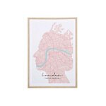 OSTARIA Tableau toile imprimée 50x70 cm London