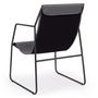 Voir la diapositive 4 : Paris Prix Fauteuil Design en Métal  Lysio  88cm Gris & Noir