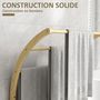 Voir la diapositive 4 : HOMCOM Porte-serviettes style cosy bambou verni 3 barres étagère sol H.84 cm