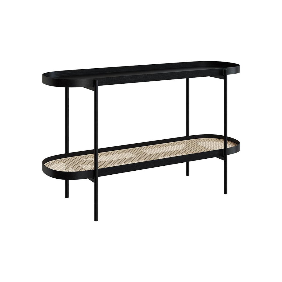 MAISON PAVANE Console en cannage et bois de mindi 120 cm-Lukut