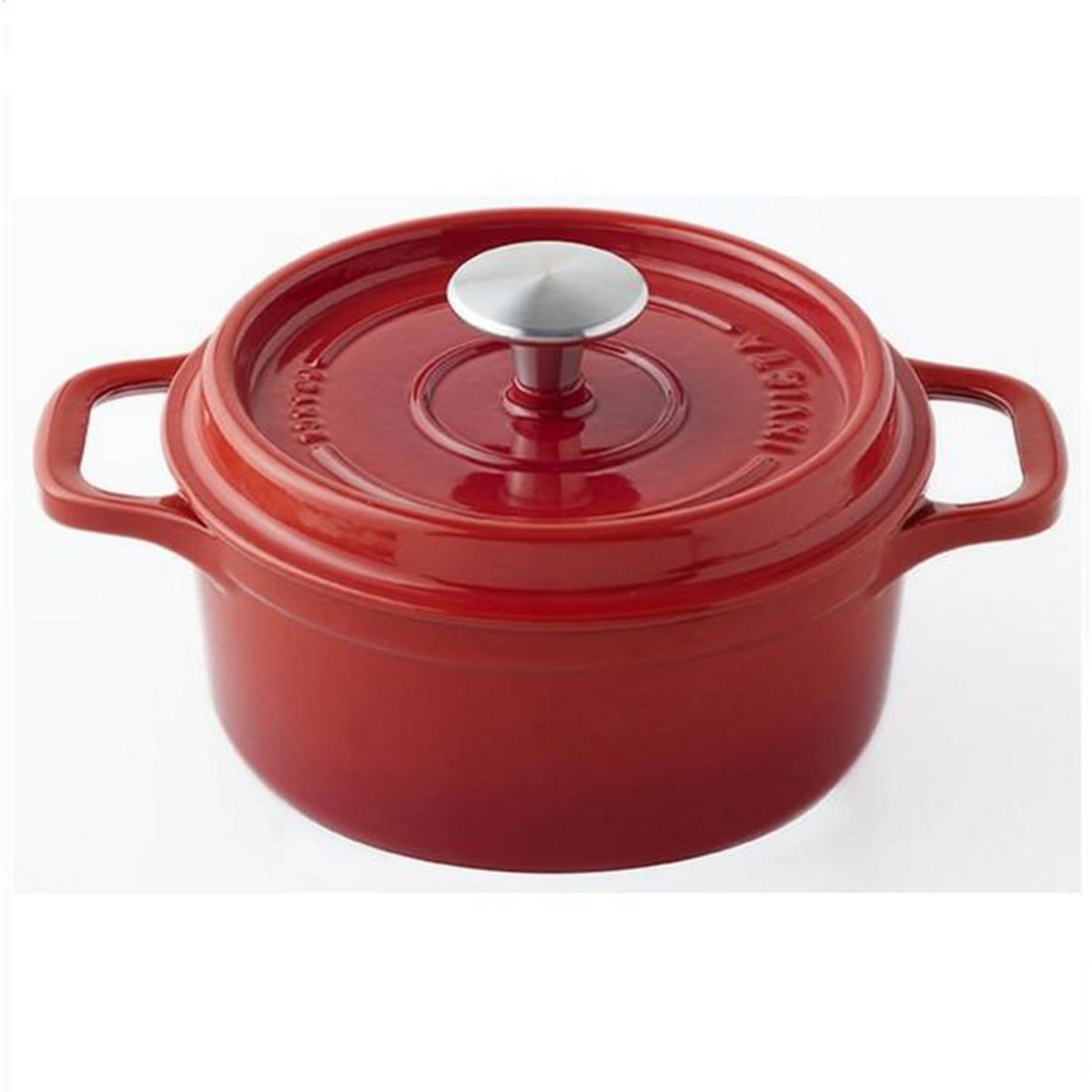 Invicta Cocotte ronde en fonte émaillée 20cm rubis - 402200
