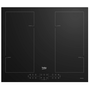 Voir la diapositive 1 : Beko Table de cuisson à induction 60cm 4 feux 7200w noir - hii64206f2mt