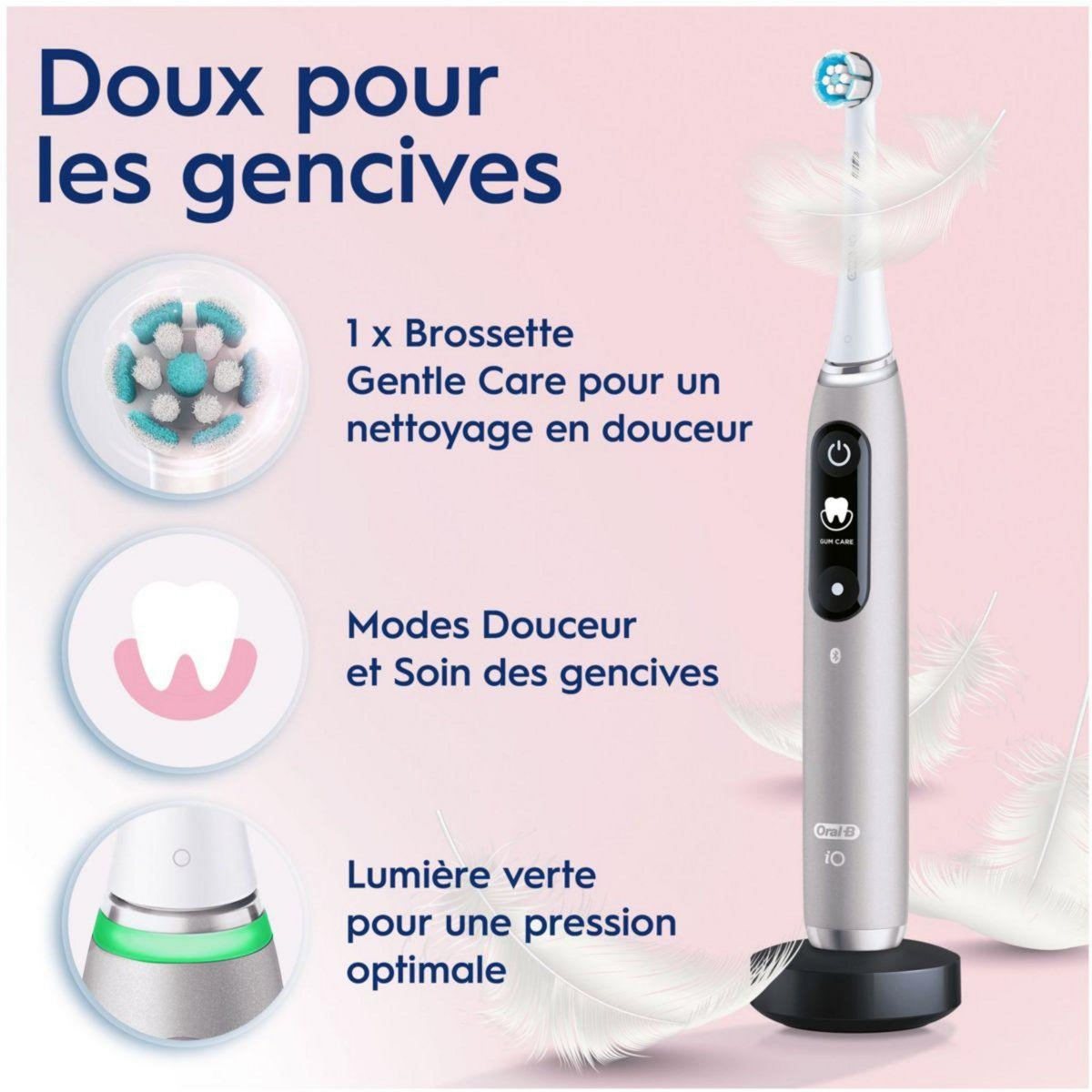 ORAL B Brosse à dents électrique iO6s Series Gris Opal EDITION CADEAUX