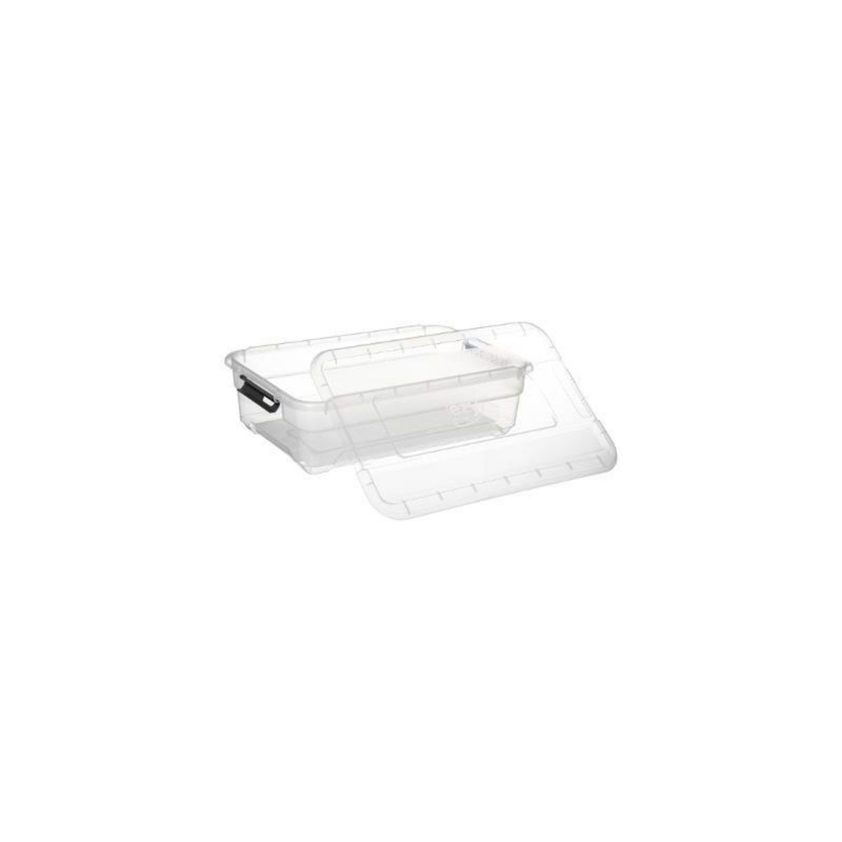  Boîte de Rangement  Solutions  26,5L Transparent