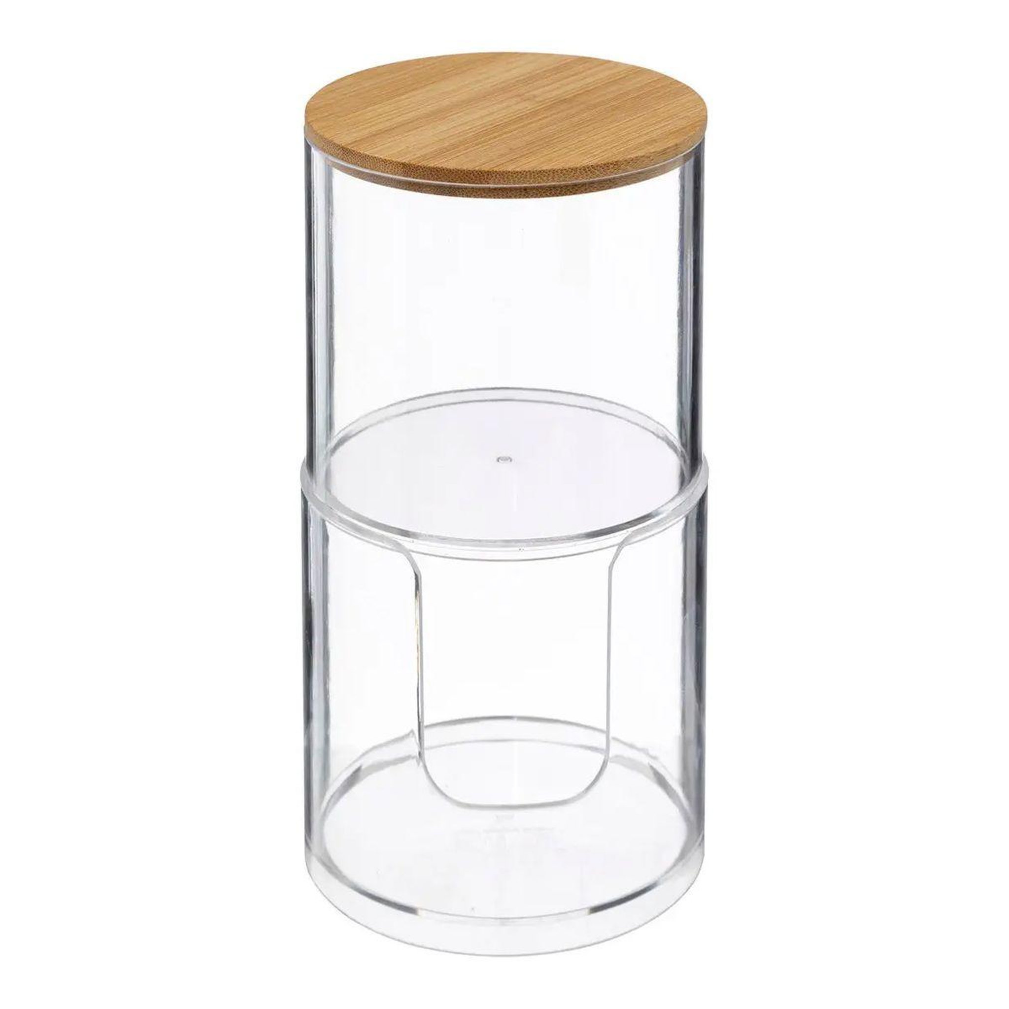 FIVE Double Distributeur Coton  Selena  18cm Transparent