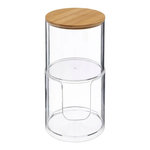 FIVE Double Distributeur Coton  Selena  18cm Transparent