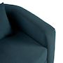 Voir la diapositive 5 : BEST MOBILIER Nuvia - canapé convertible déplimousse 1 place en velours texturé