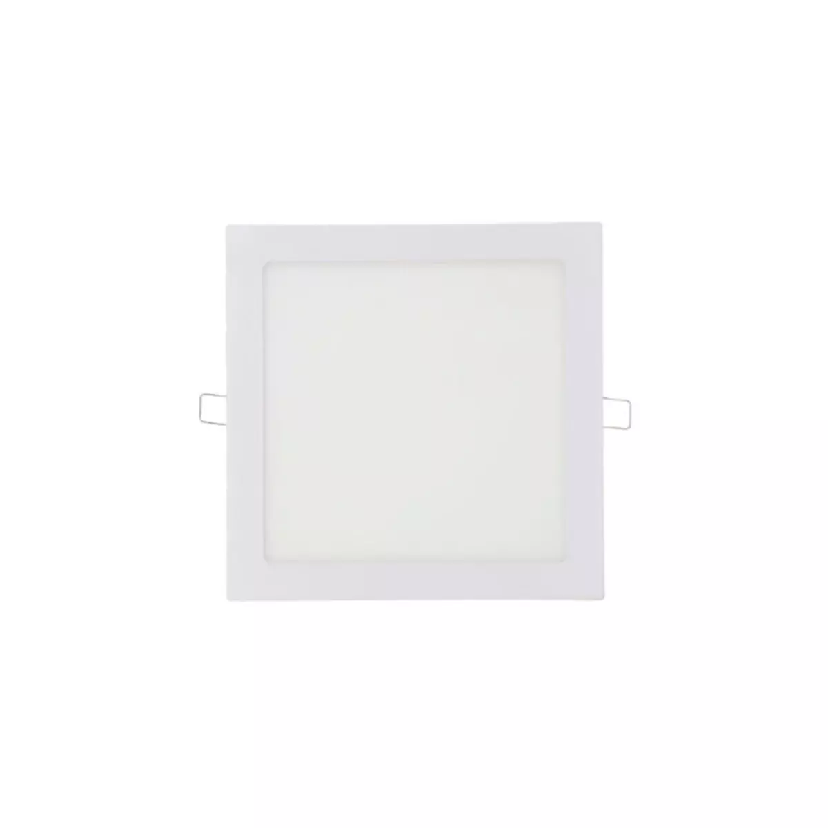 EDM Spot LED carré EDM - 22cm - 20W - 1500lm - 4000K - Cadre blanc - 31584