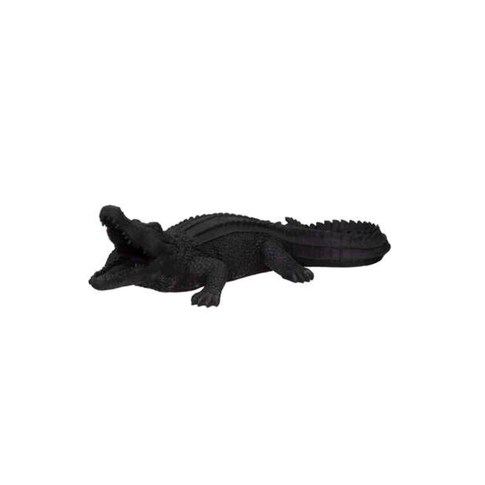 Voir la diapositive 1 : ATMOSPHERA Statuette déco  crocodile  100cm noir