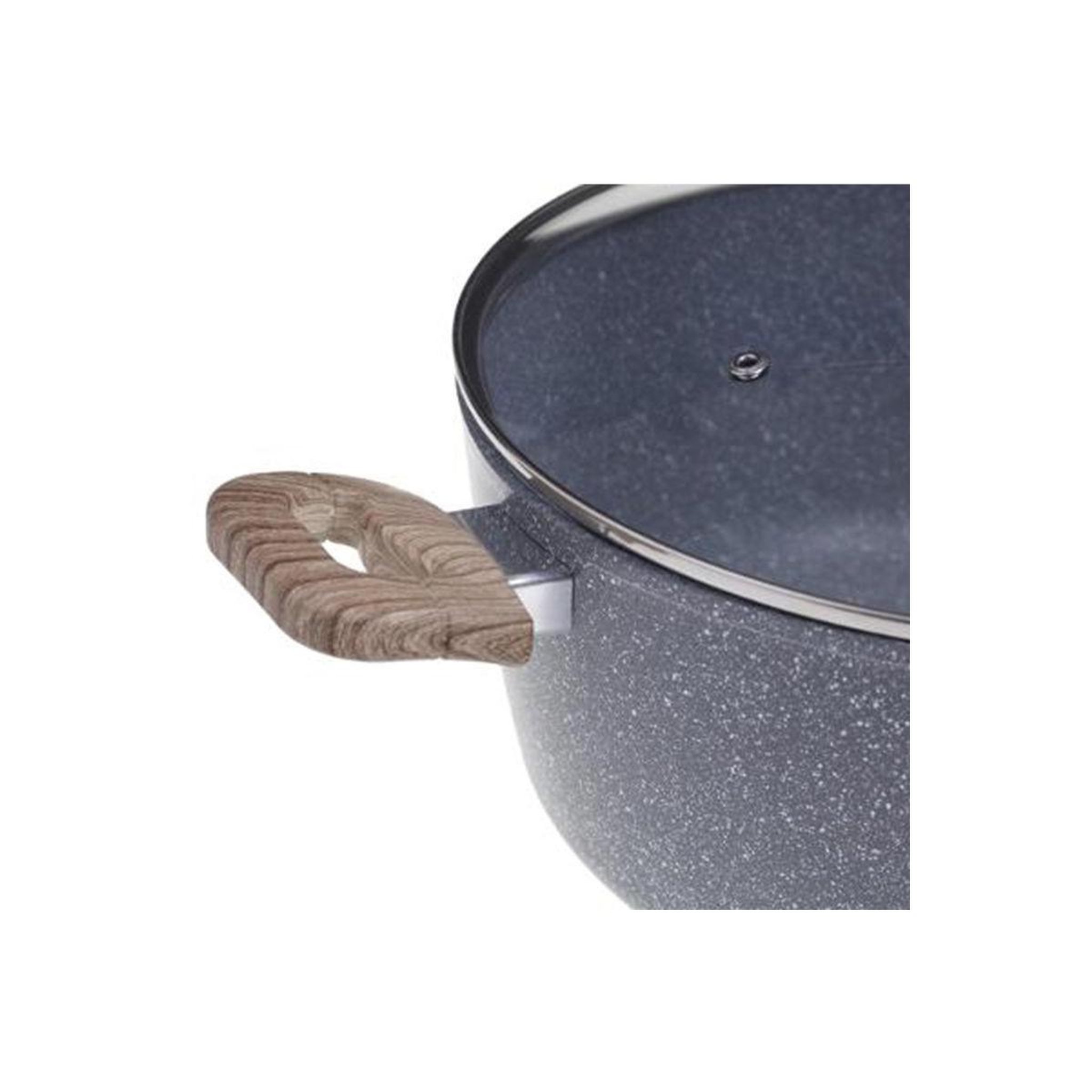 Voir la diapositive 3 : FIVE Faitout en aluminium  nature  24cm gris