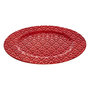 Voir la diapositive 2 : ATMOSPHERA Assiette de Présentation  Geo  33cm Rouge