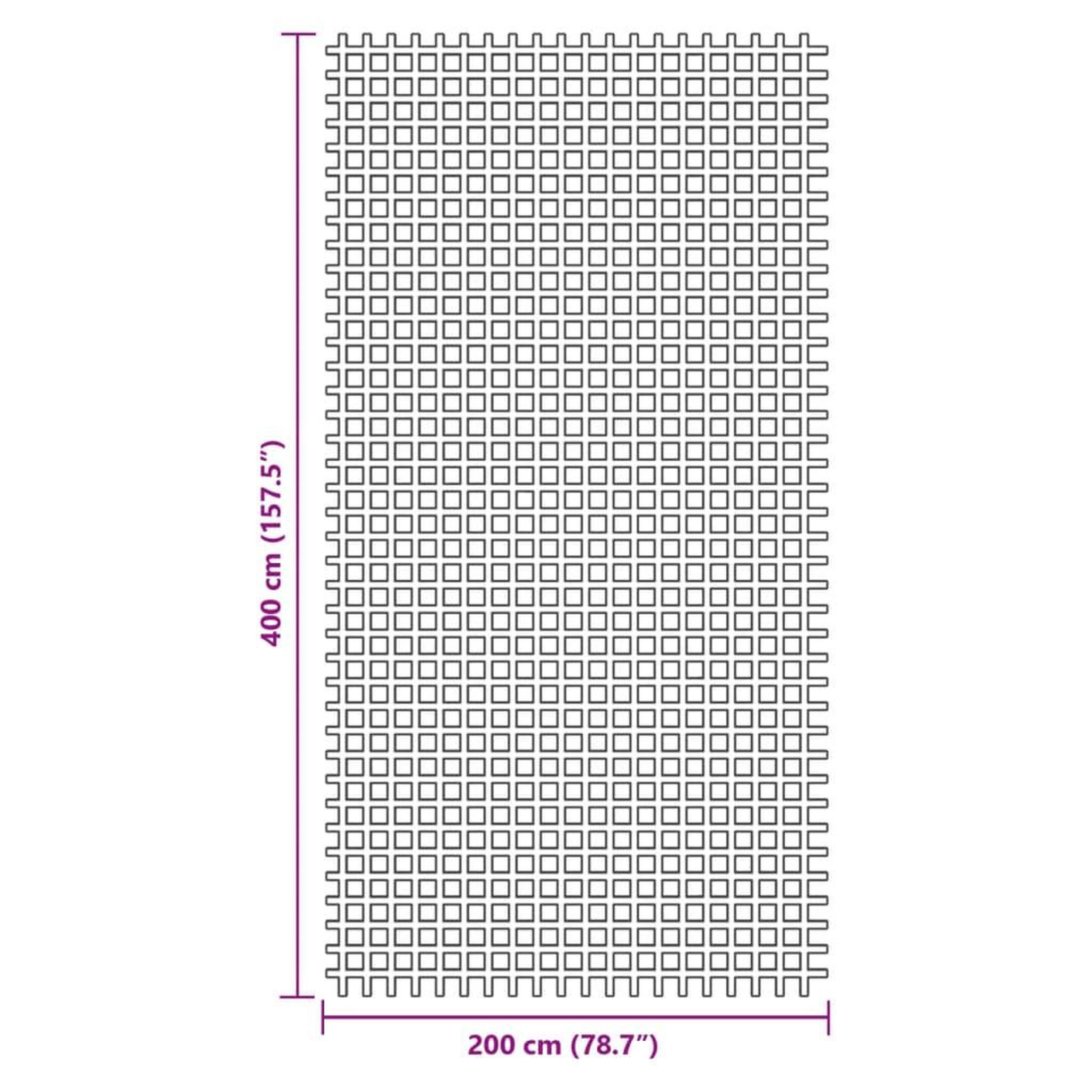 Voir la diapositive 6 : VIDAXL Tapis de tente bleu 4x2 m