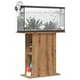 Voir la diapositive 3 : VIDAXL Support d aquarium chêne artisanal 36x75x72,5cm bois ingénierie