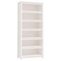 Voir la diapositive 2 : VIDAXL Bibliotheque Blanc 80x35x183 cm Bois de pin massif