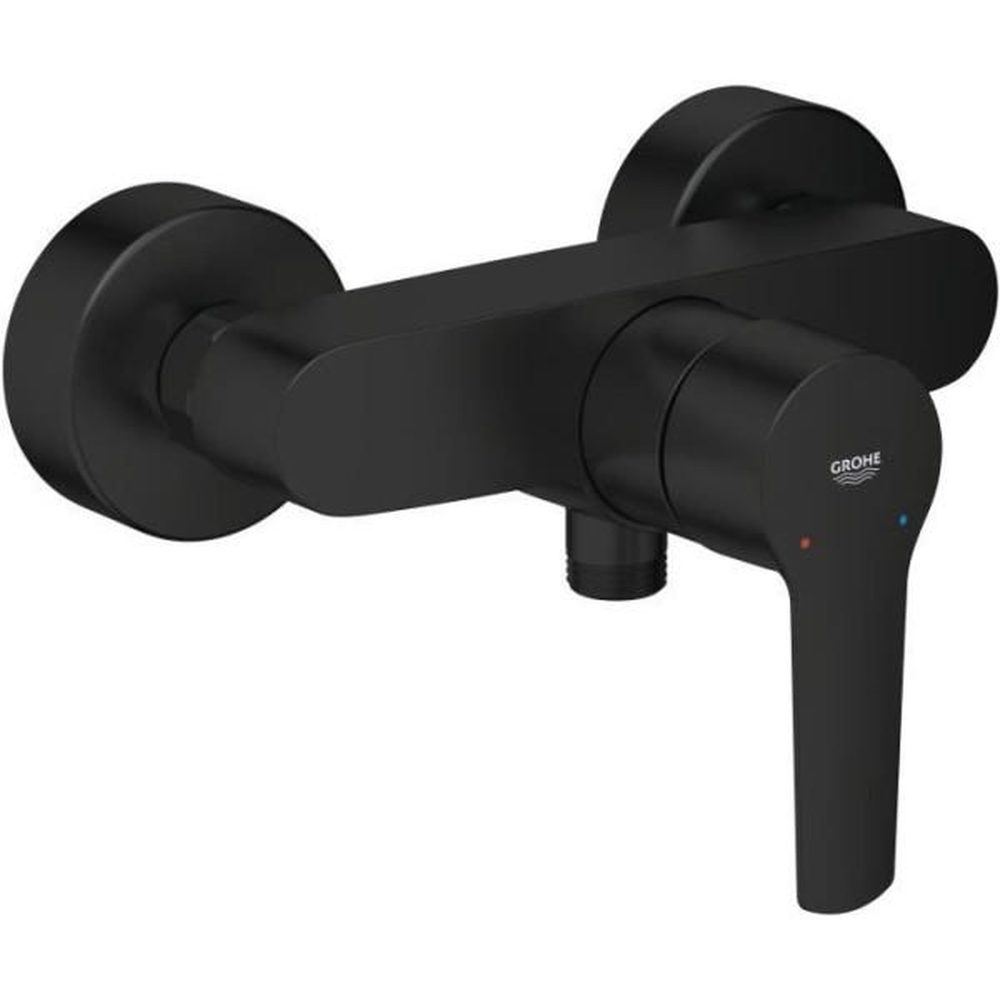 Grohe Mitigeur monocommande douche - grohe start - noir mat - montage mural apparent