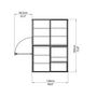 Voir la diapositive 7 : Canopia by PALRAM Serre de jardin - Polycarbonate - 2,3m² - HARMONY