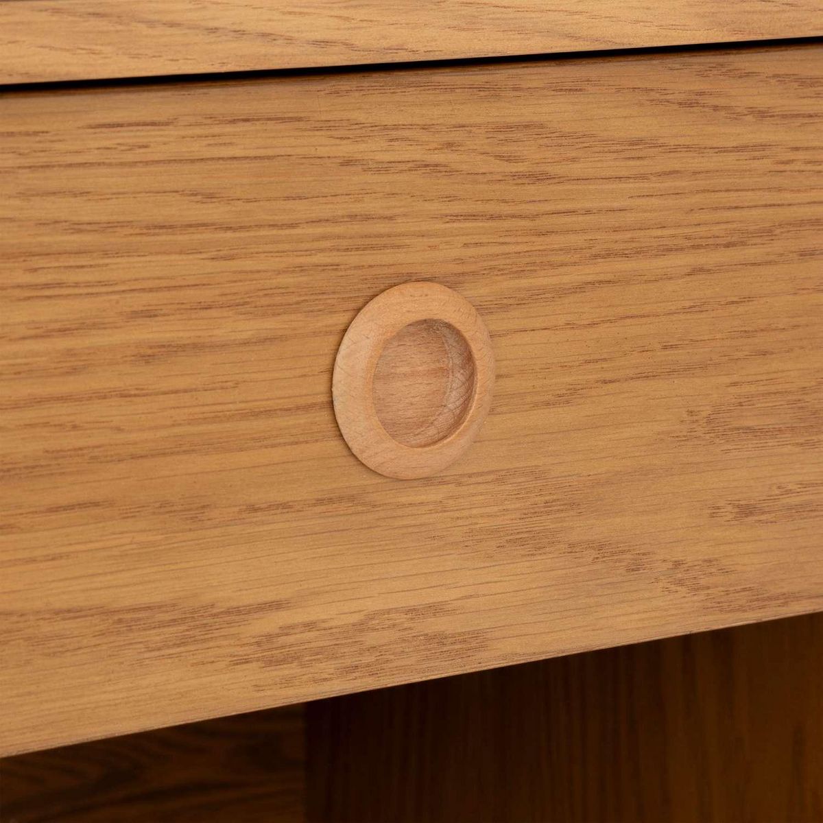 ATMOSPHERA Table de chevet 1 tiroir Charlie en bois - Marron