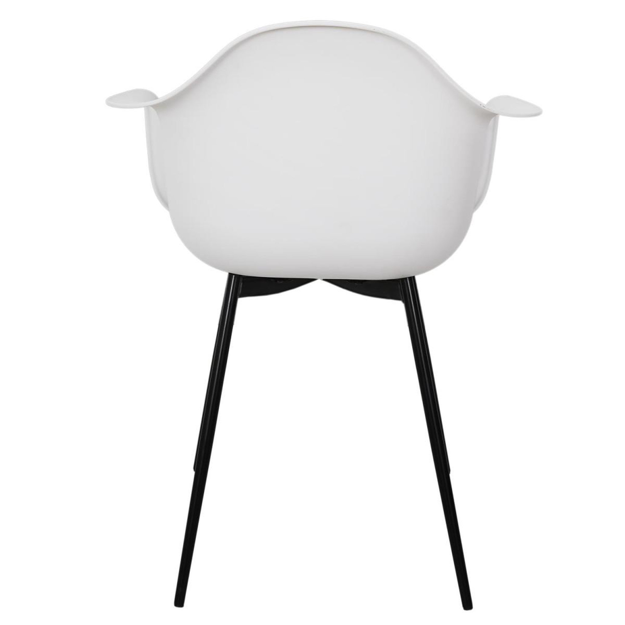 Voir la diapositive 6 : The Home Deco Factory Lot de 4 chaises fauteuil  gustav  85cm blanc