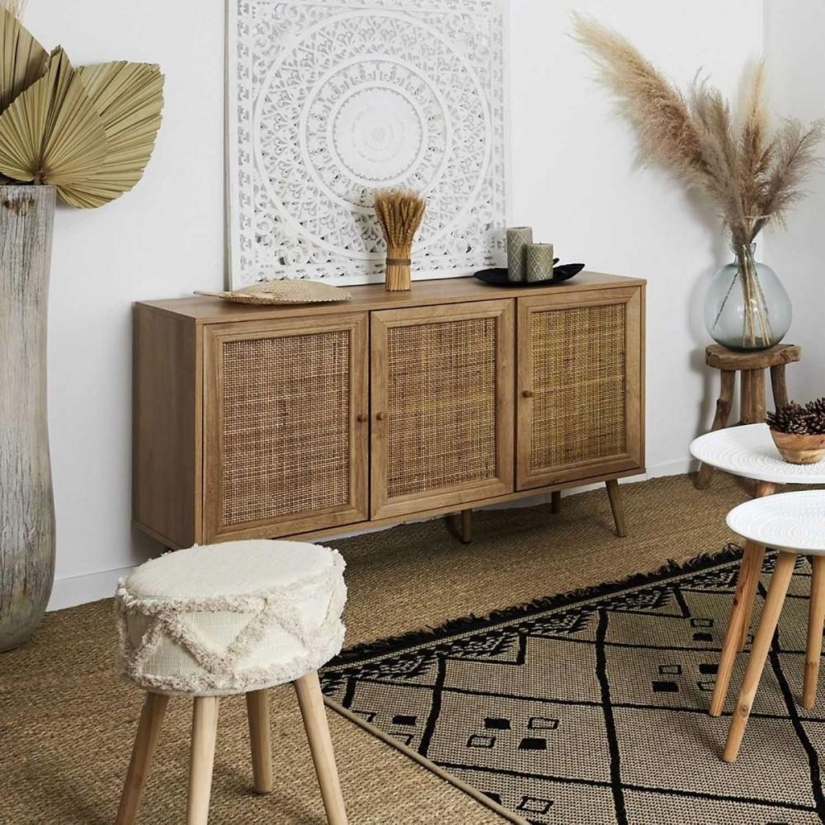 The Home Deco Factory Buffet 3 portes Bali