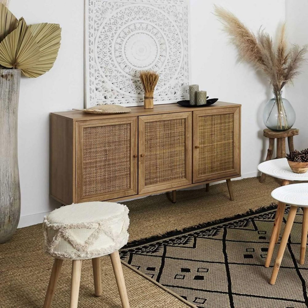 The Home Deco Factory Buffet 3 portes Bali