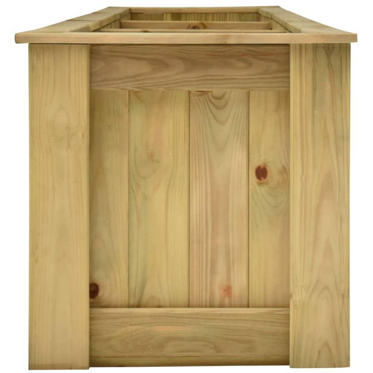 VIDAXL Jardiniere surelevee 291x50x50 cm Bois de pin impregne